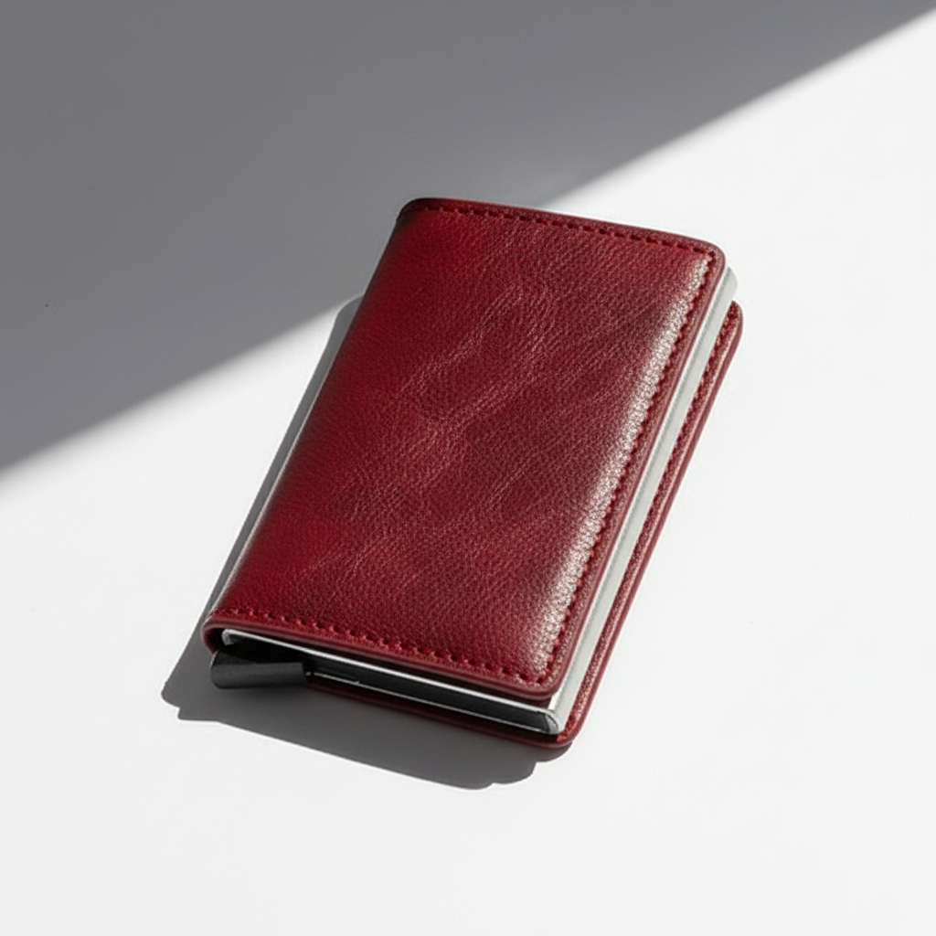 Mockup rojo luz brillante